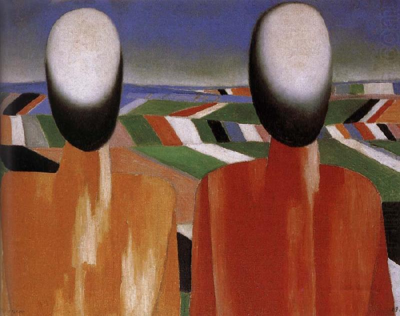 Kasimir Malevich Two Peasants china oil painting image